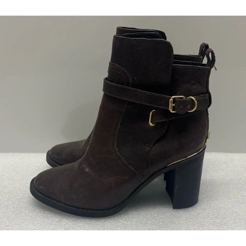 Tory Burch Kayden Booties in Dark Chocolate Size 7.5
